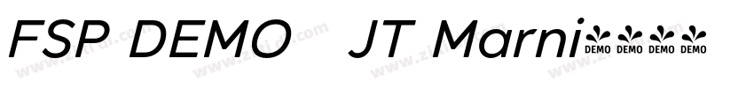 FSP DEMO   JT Marni字体转换